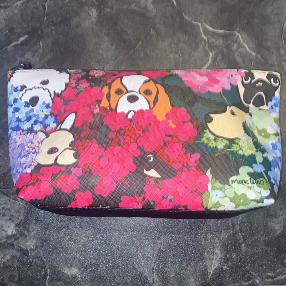Marc Tetro Dogs Hiding In The Flowers 🌺 Bag